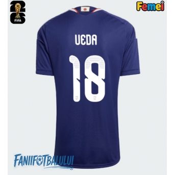 Japonia Ayase Ueda #18 Echipament de Fotbal Replică Mondial 2026 Femei Acasa